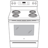 GE® ENERGY STAR® 30" Free-Standing Self-Clean Electric Range