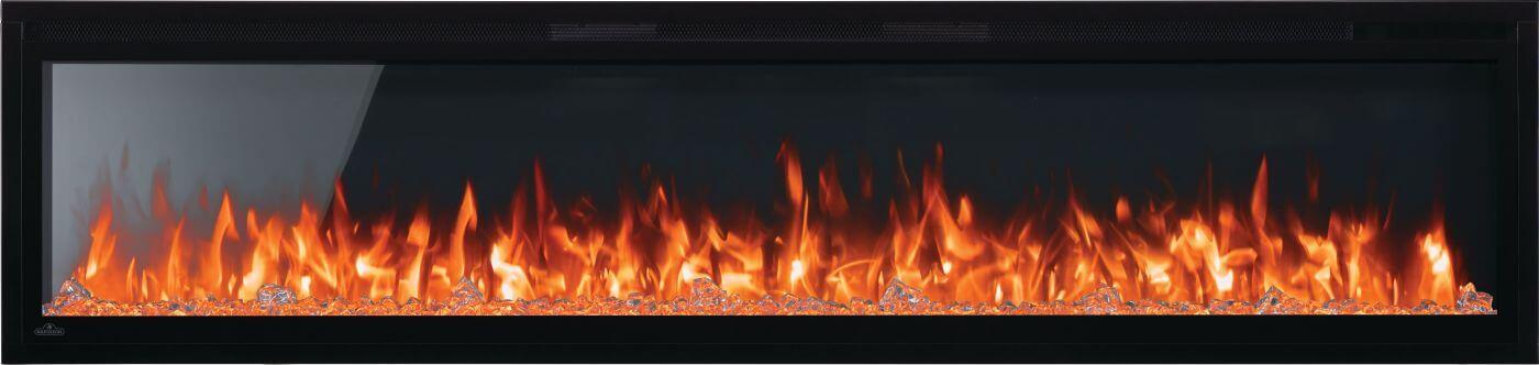 Entice 72 Wall-Hanging Electric Fireplace