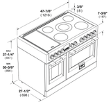 SOFIA 48" PRO INDUCTION RANGE WITH GRIDDLE