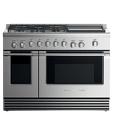 Dual Fuel Range, 48", 5 Burners with Griddle