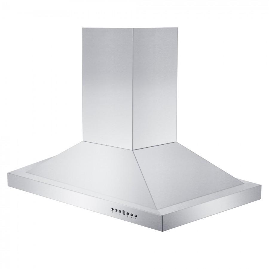 ZLINE Convertible Vent Island Mount Range Hood in Stainless Steel (GL2i)