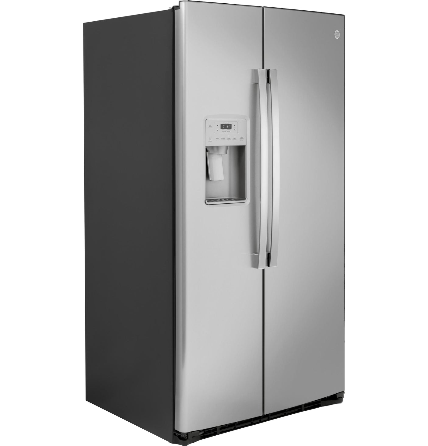 GE 25.1 Cu. Ft. Fingerprint Resistant Side-By-Side Refrigerator