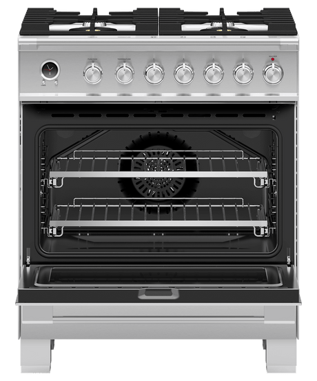 30" Series 9 Classic 4 Burner Dual Fuel Self-Cleaning Range