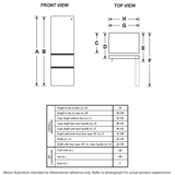 GE® ENERGY STAR® 11.9 Cu. Ft. Bottom-Freezer Refrigerator