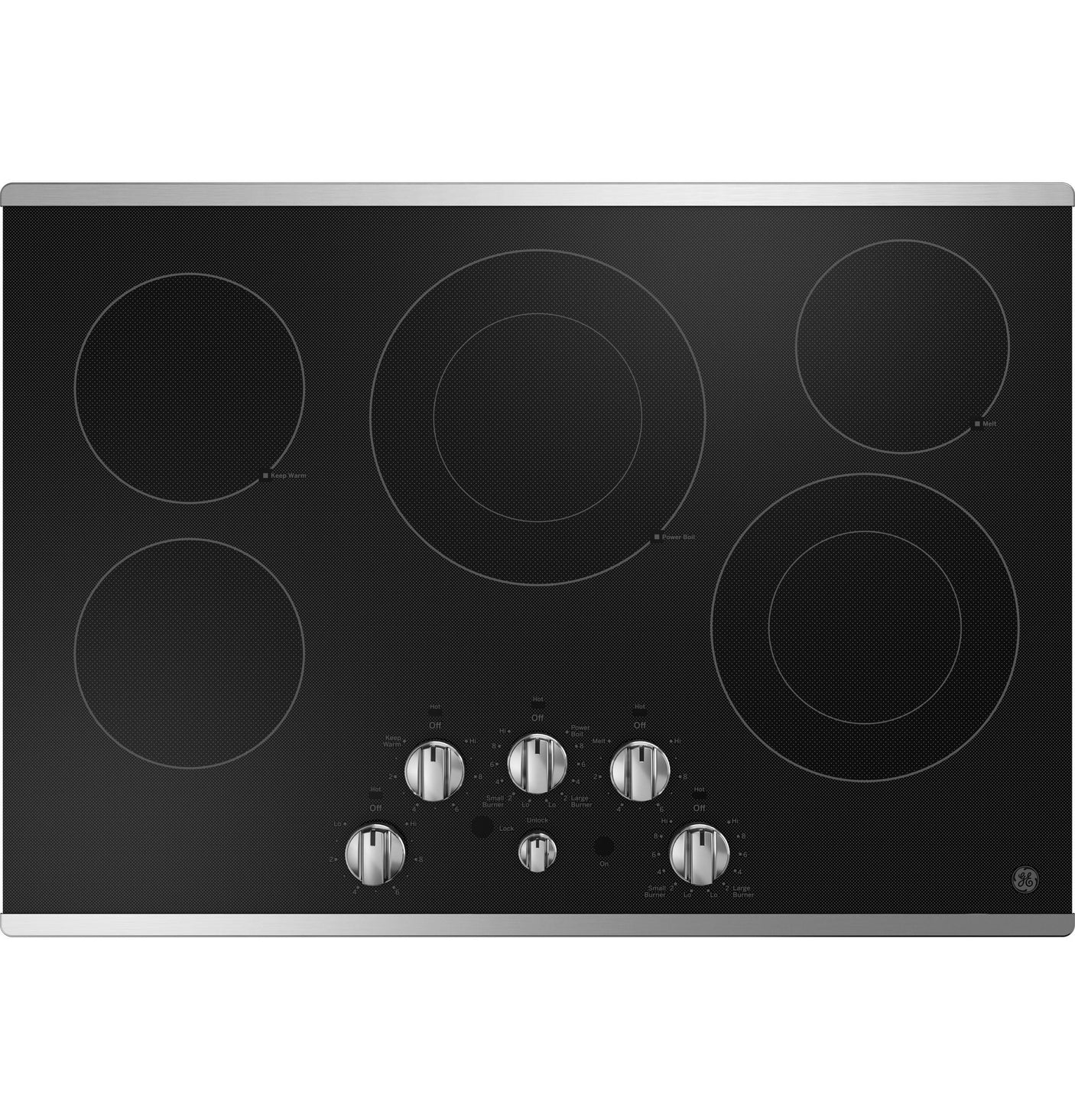 GE® 30" Built-In knob Control Electric Cooktop