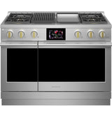 Monogram 48" Dual-Fuel Professional Range with 4 Burners, Grill, and Griddle