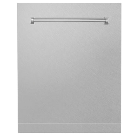 ZLINE 24" Monument Dishwasher Panel with Traditional Handle and Color Options (DPMT-24) [Color: DuraSnow Stainless Steel]