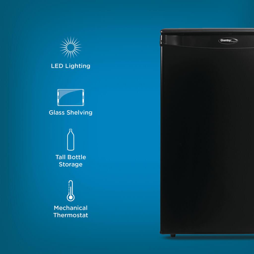 Danby 2.6 cu. ft. Compact Fridge in Black