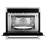 ZLINE 24 in. Built-in Convection Microwave Oven in Stainless Steel with Speed and Sensor Cooking (MWO-24) [Color: DuraSnow]