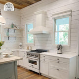 ZLINE Ducted Wooden Wall Mount Range Hood in Cottage White (KBTT)