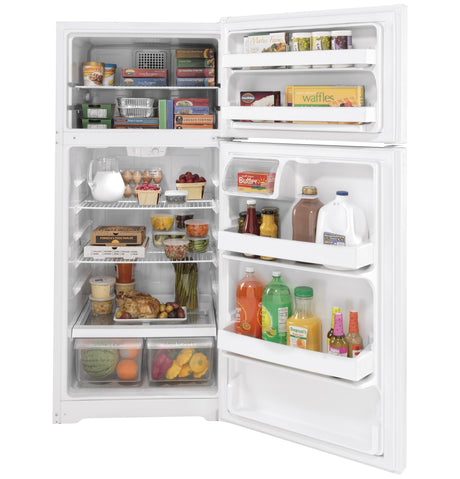 GE® ENERGY STAR® 16.6 Cu. Ft. Top-Freezer Refrigerator