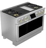 Monogram 48" Dual-Fuel Professional Range with 4 Burners, Grill, and Griddle