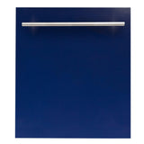 ZLINE 24 in. Dishwasher Panel with Modern Handle (DP-24) [Color: Blue Gloss]