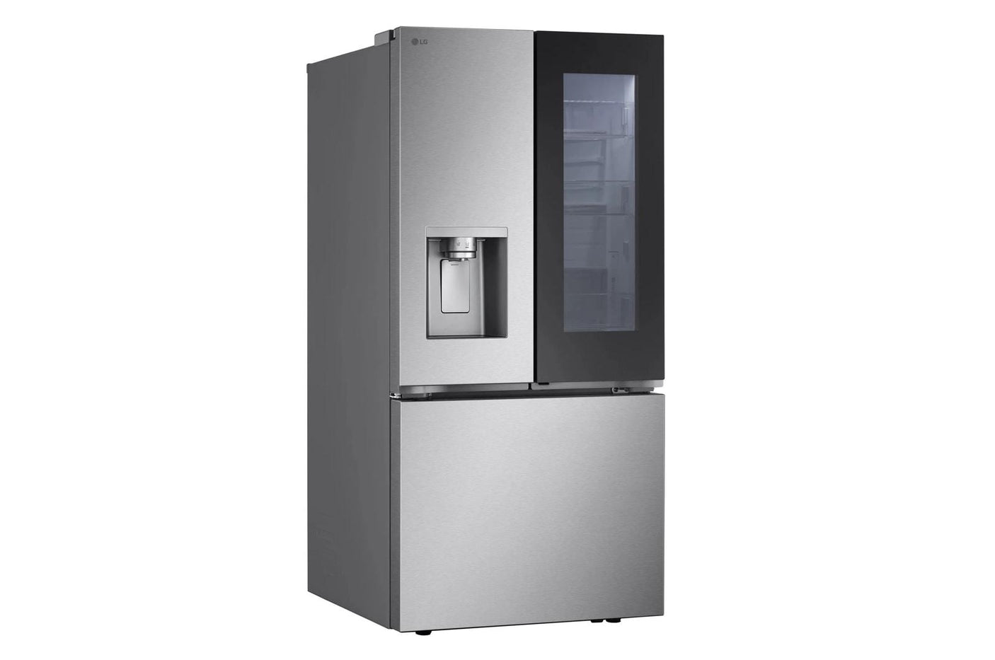 25 cu. ft. Smart Standard-Depth MAX™ French Door Refrigerator with InstaView® Door-in-Door® and Craft Ice™