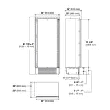 36" BUILT-IN FRIDGE COLUMN