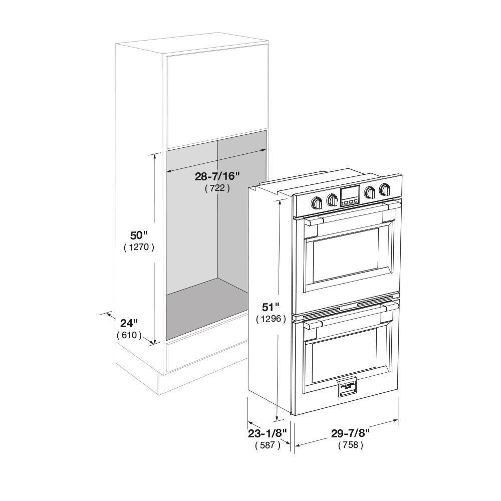 30" PRO DOUBLE OVEN