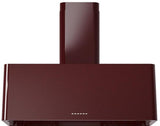 Nostalgie 36 Inch Burgundy Wall Mount Convertible Range Hood