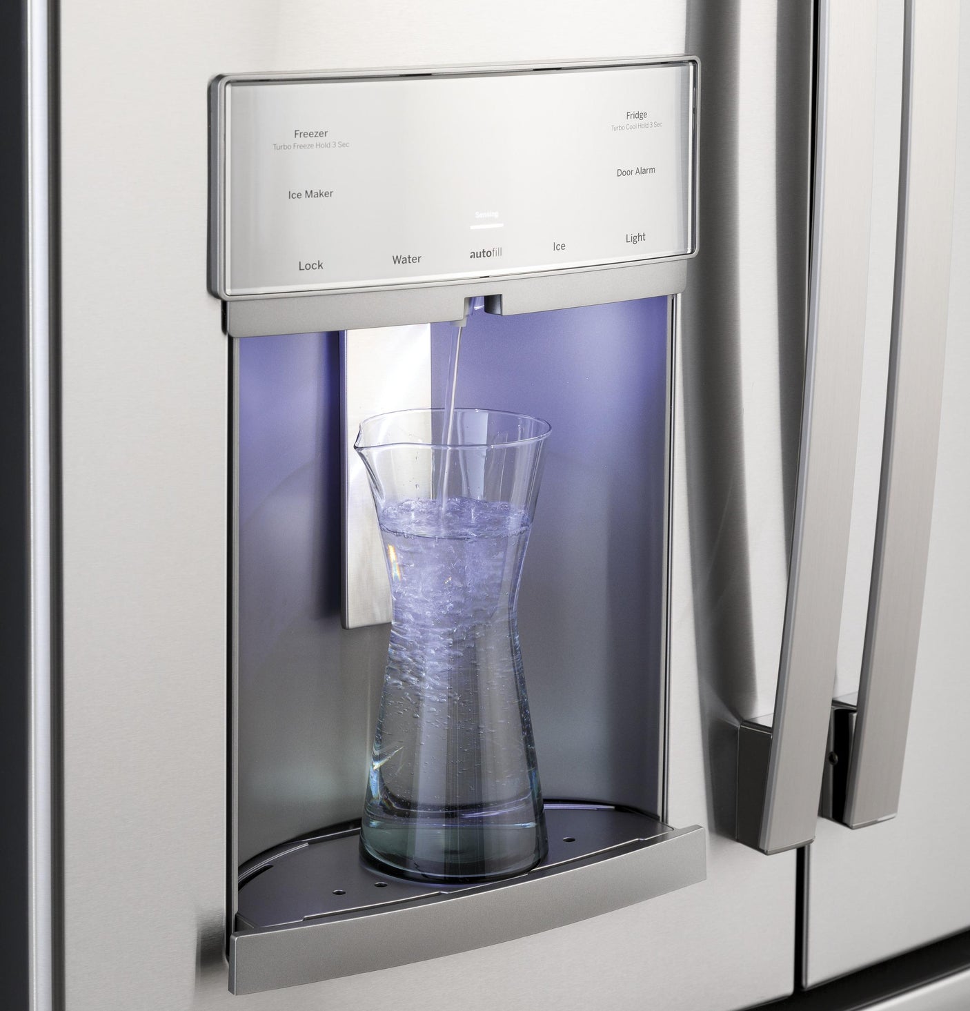 GE Profile™ 27.7 Cu. Ft. Fingerprint Resistant French-Door Refrigerator with Door In Door and Hands-Free AutoFill