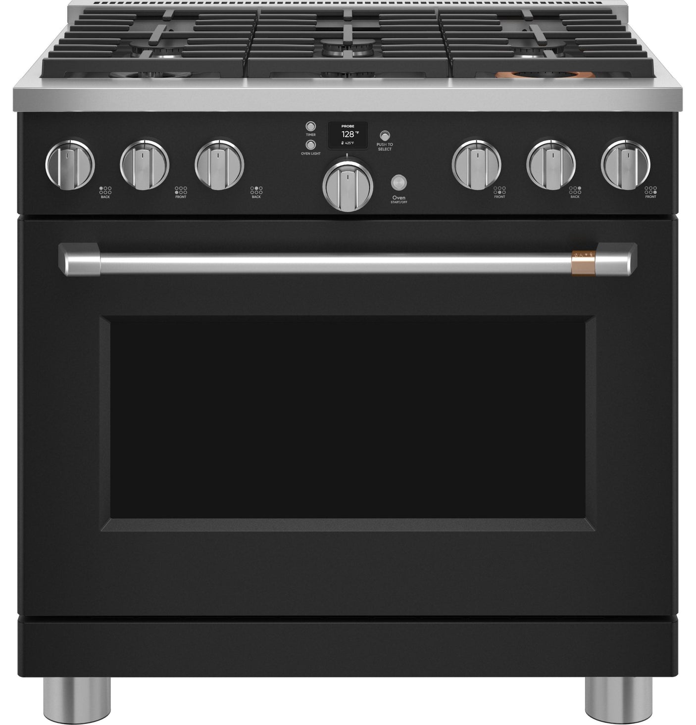 Café™ 36" Smart Dual-Fuel Commercial-Style Range with 6 Burners (Natural Gas)