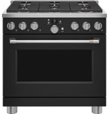 Café™ 36" Smart Dual-Fuel Commercial-Style Range with 6 Burners (Natural Gas)