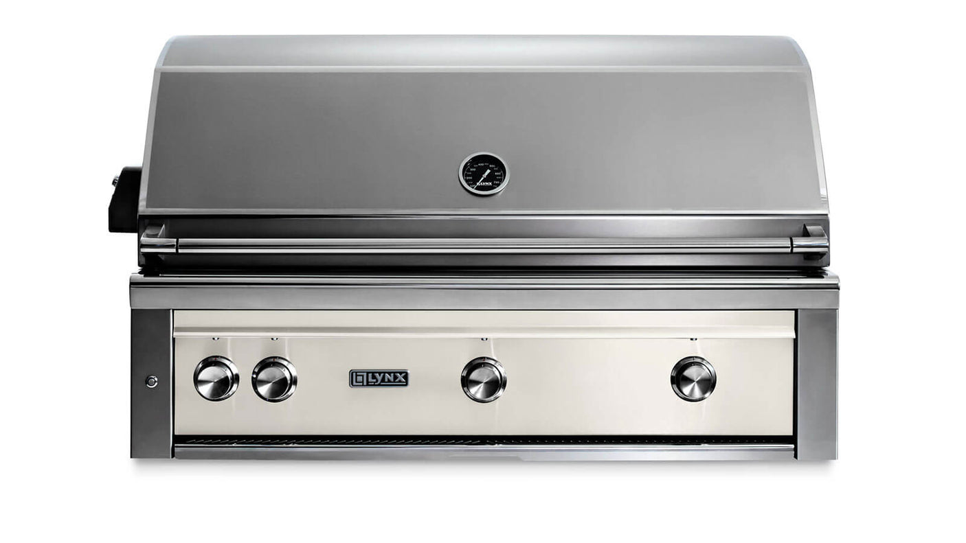 42" Built-In Grill - 1 Trident™ w/ Rotisserie - Glacier