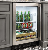 Monogram 24" Stainless Steel Beverage Center