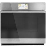 Café™ 30" Smart Single Wall Oven with Convection in Platinum Glass