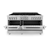 ZLINE 60 in. 7.4 cu. ft. Dual Fuel Range with Gas Stove and Electric Oven in Stainless Steel with Color Options (RA60) [Color: Stainless Steel]