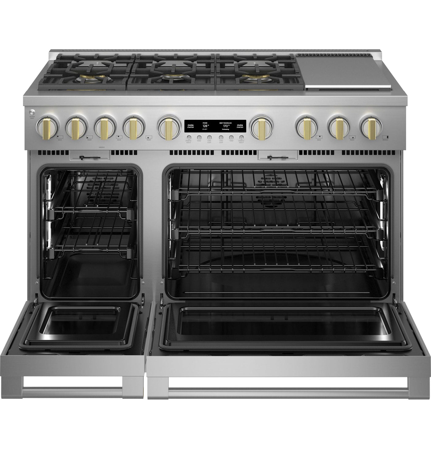 Monogram 48" Dual-Fuel Professional Range with 6 Burners and Griddle