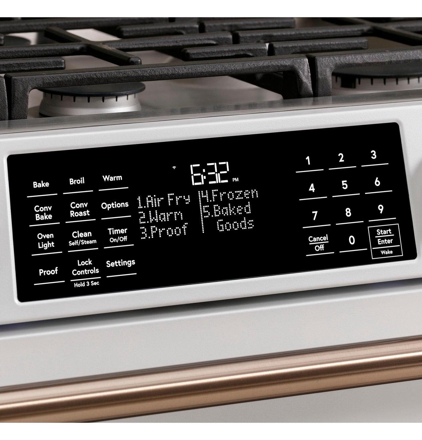 Café™ 30" Smart Slide-In, Front-Control, Gas Range with Convection Oven