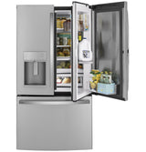 GE Profile™ 27.7 Cu. Ft. Fingerprint Resistant French-Door Refrigerator with Door In Door and Hands-Free AutoFill