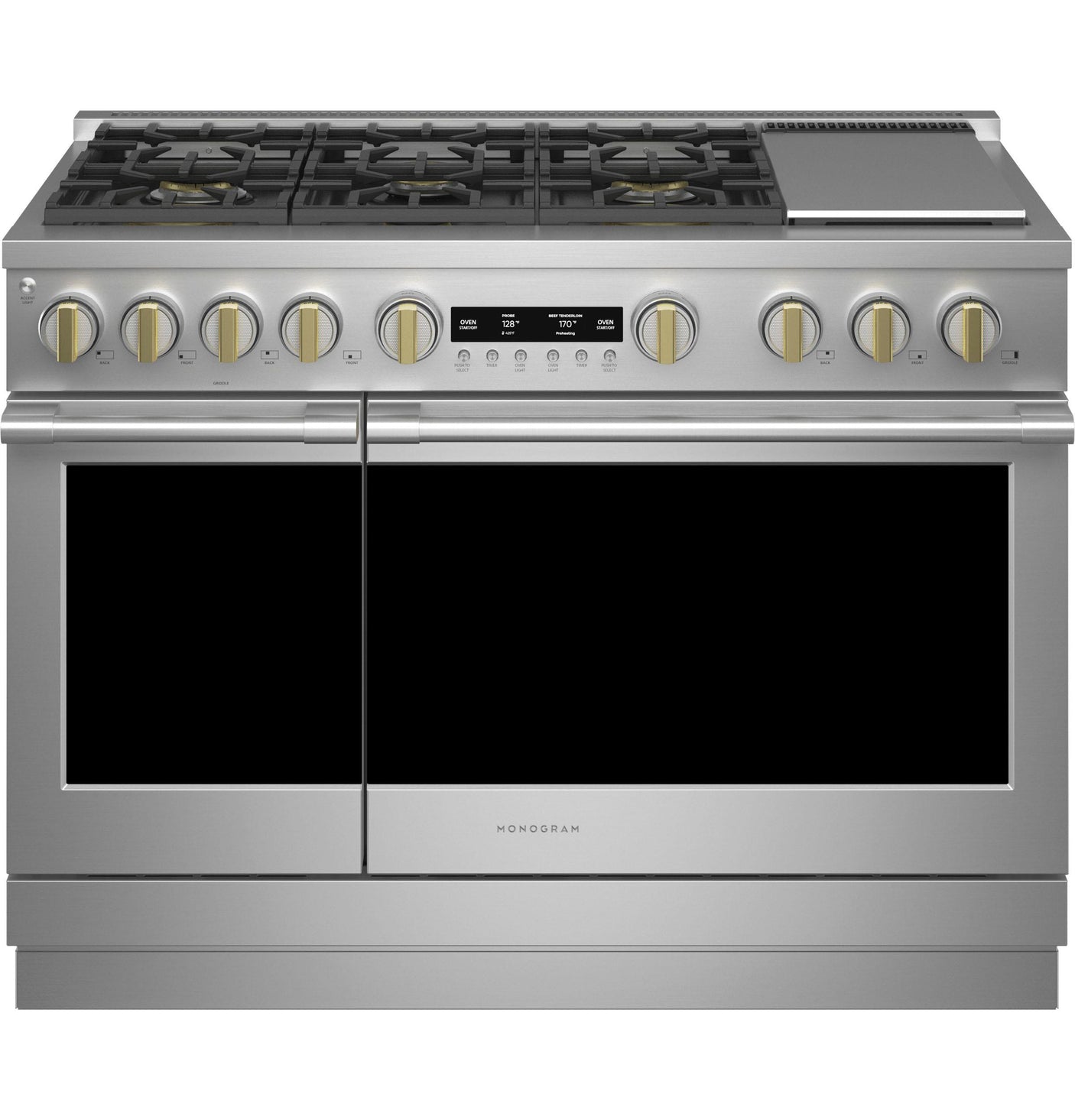 Monogram 48" Dual-Fuel Professional Range with 6 Burners and Griddle