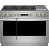 Monogram 48" Dual-Fuel Professional Range with 6 Burners and Griddle