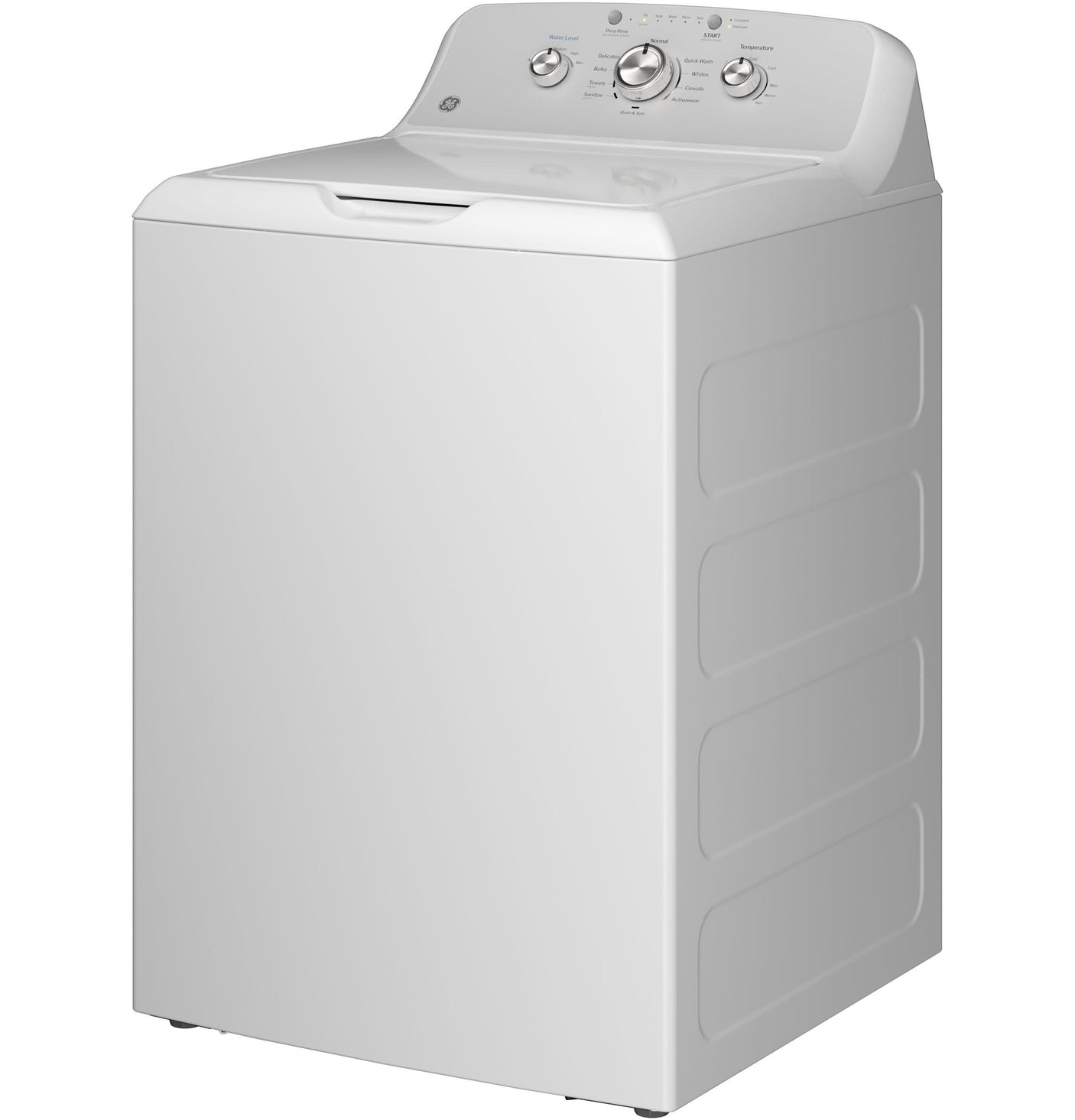 GE® 4.3 cu. ft. Capacity Washer with Stainless Steel&#x00A0;Basket,Cold&#x00A0;Plus and Water Level Control&#x200B;