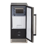 Avanti ELITE Built-in or Freestanding Ice Maker, 15" - Stainless Steel / 49 lbs