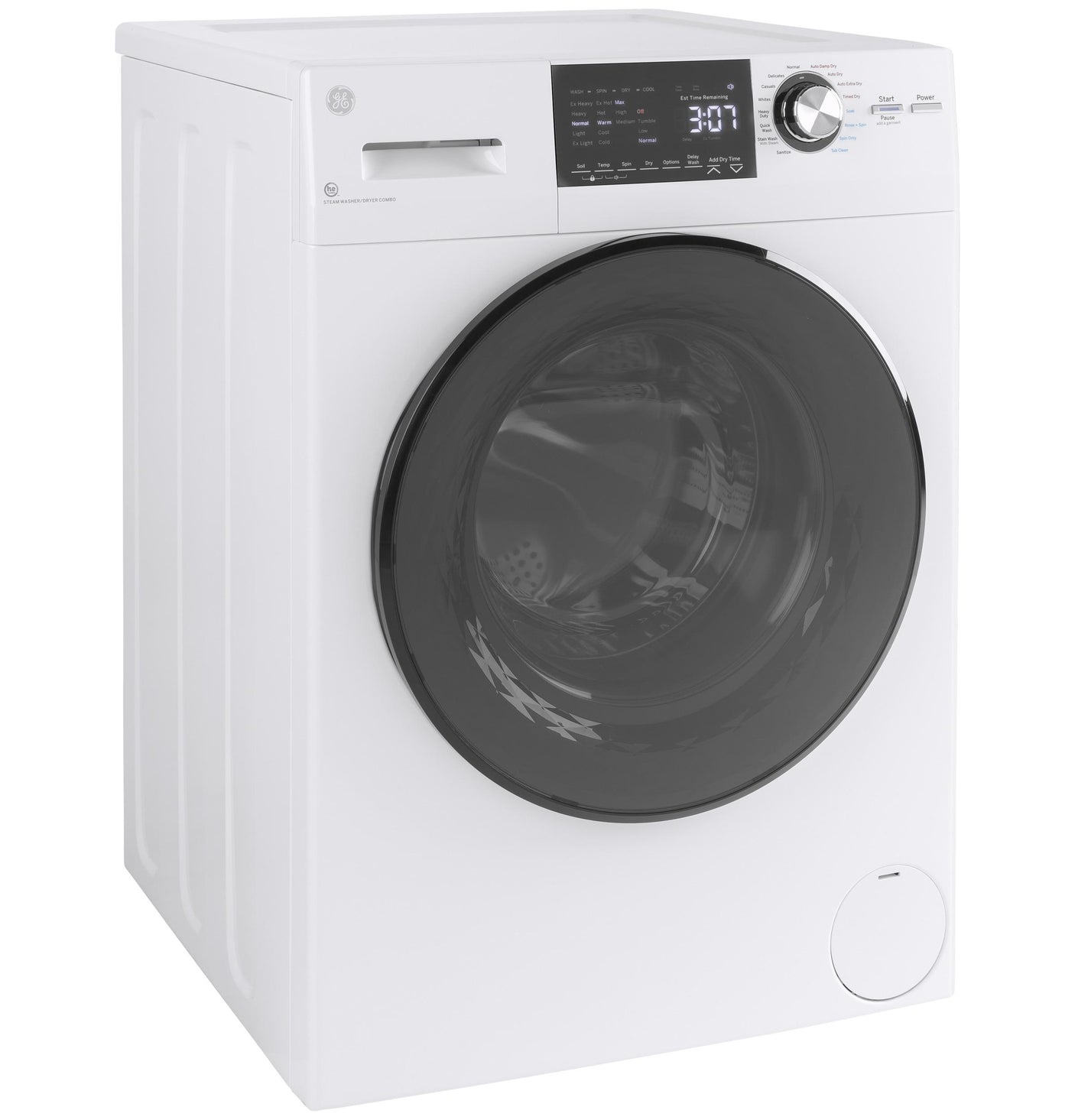 GE® 24" 2.4 cu. ft.Capacity Front Load Washer/Condenser Dryer Combo