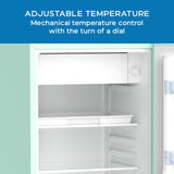 Avanti Retro Series Compact Refrigerator, 3.1 cu. ft. - Robin's Egg Blue / 3.1 cu. ft.