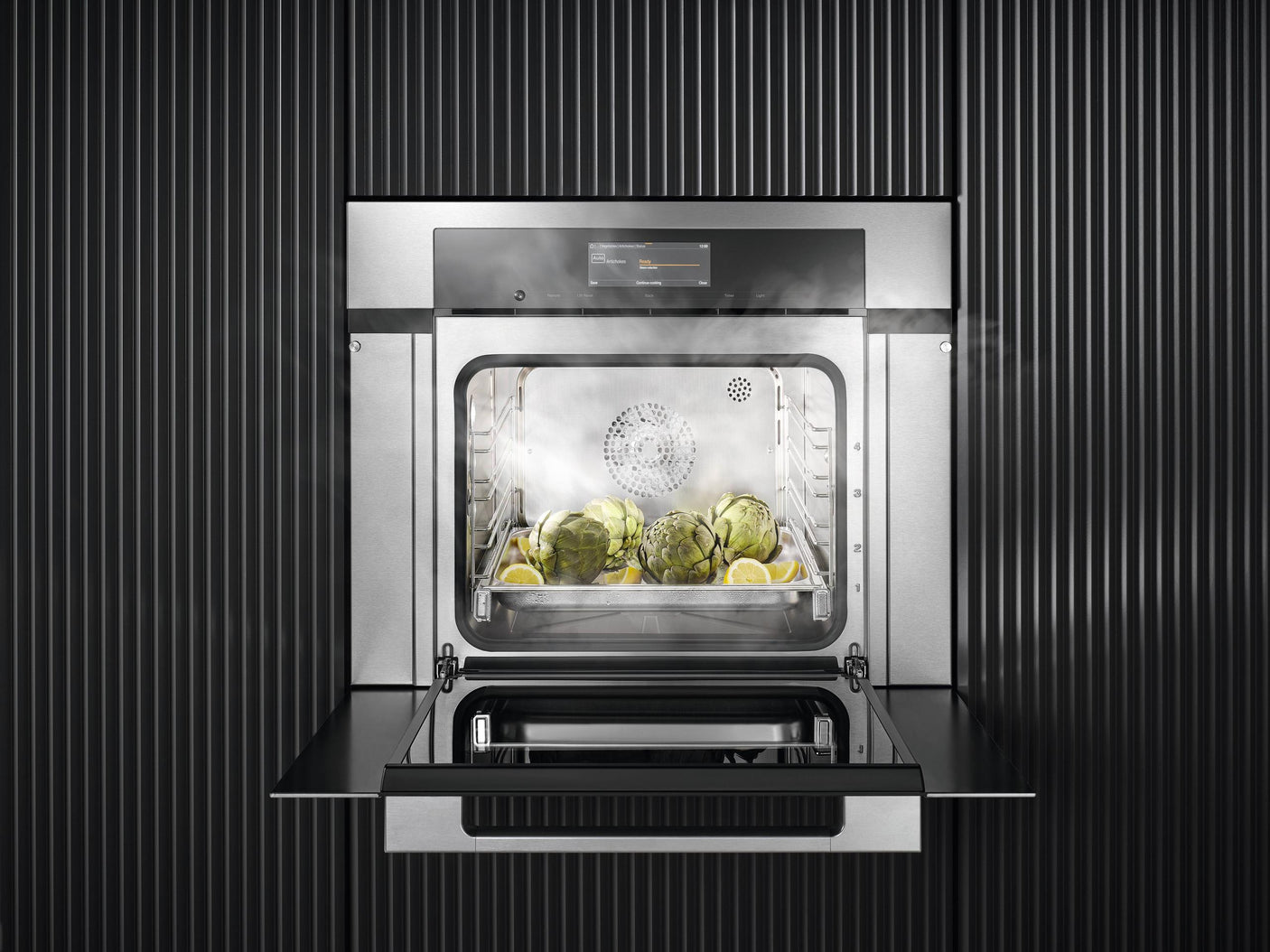 DGC 7780 - 30" Combi-Steam Oven XXL for steam cooking, baking, roasting with roast probe + menu cooking.