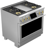 Monogram 36" Dual-Fuel Professional Range with 4 Burners and Griddle