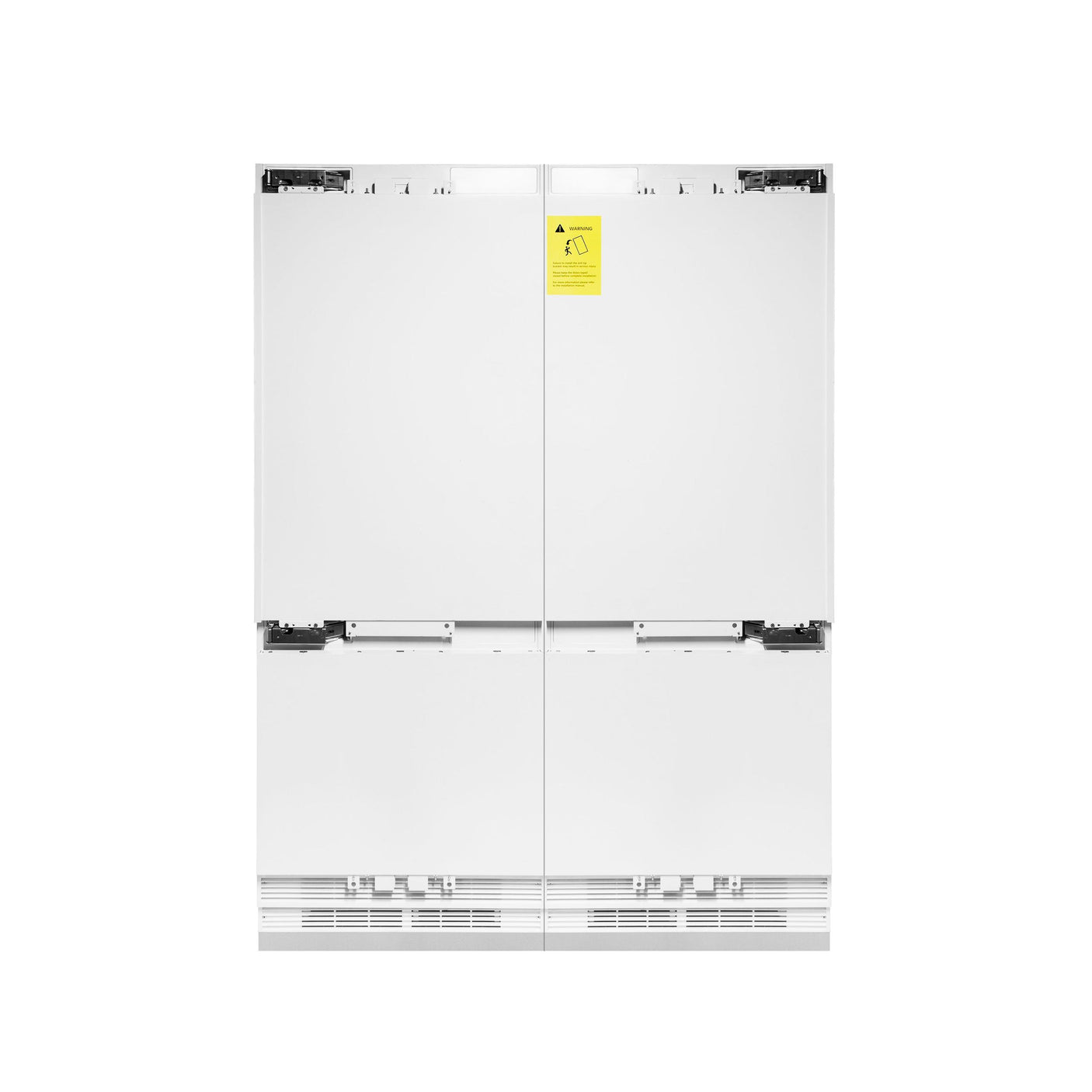 ZLINE 60" 32.2 cu. Ft. Panel Ready Built-In 4-Door French Door Refrigerator with Internal Water and Ice Dispenser (RBIV-60)