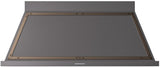 Nostalgie 60 Inch Matte Graphite Wall Mount Convertible Range Hood