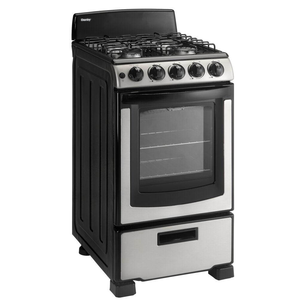 Danby 20" Wide Gas Range in Stainless Steel