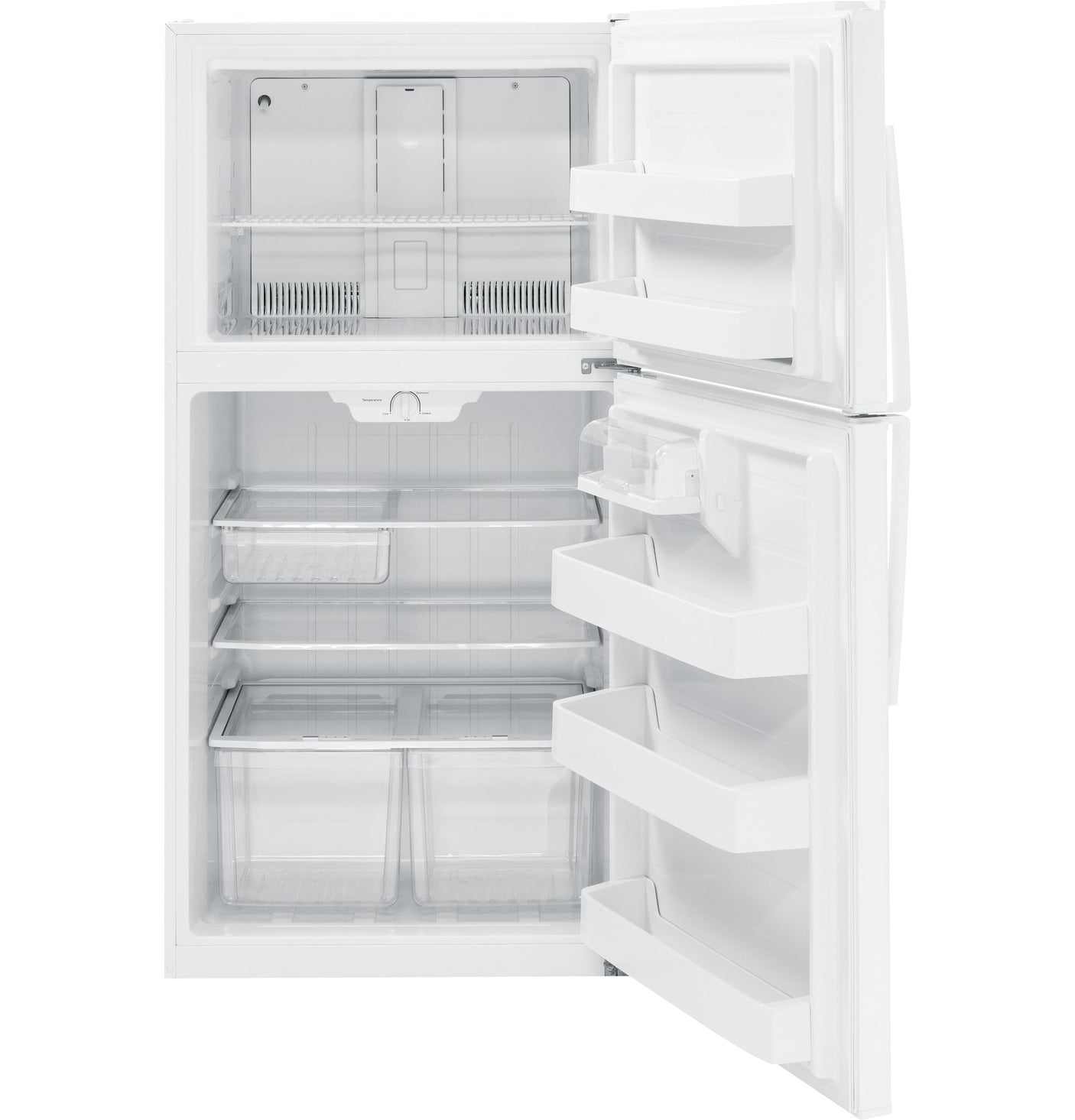 GE® ENERGY STAR® 21.1 Cu. Ft. Top-Freezer Refrigerator