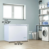 Danby 7.0 cu. ft. Square Model Chest Freezer in White