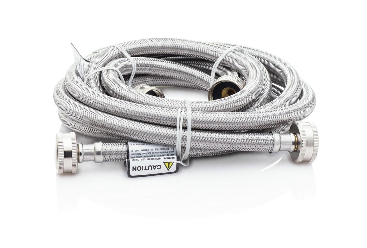 Smart Choice Braided Stainless Steel 6' Washer Fill Hoses