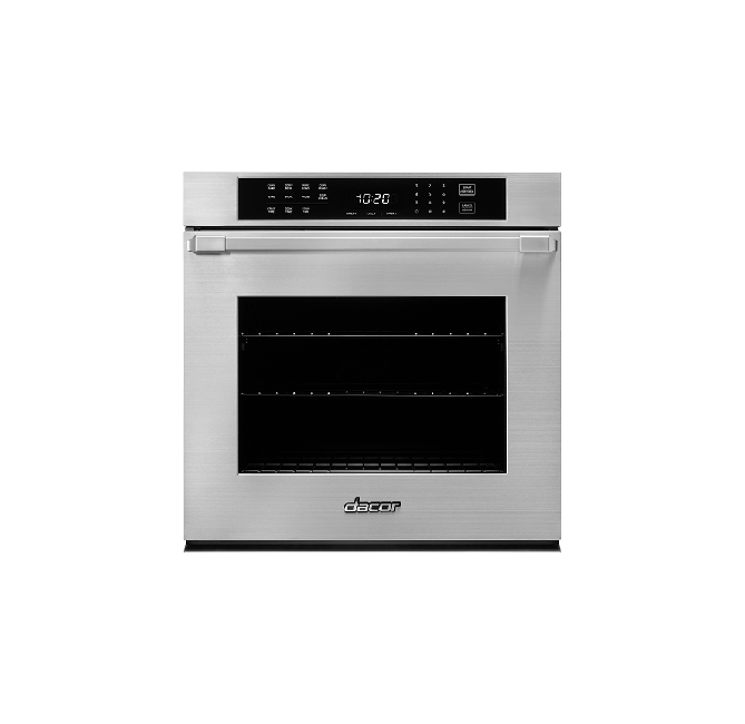 27" Single Wall Oven, Silver Stainless Steel with Pro Style Handle