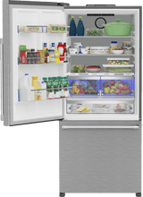 30" Bottom Freezer Refrigerator with HarvestFresh