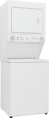 Frigidaire Electric Long Vent Stacked Laundry Center - 3.9 Cu. Ft Washer and 5.5 Cu. Ft. Dryer