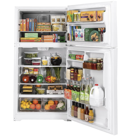 GE® ENERGY STAR® 21.9 Cu. Ft. Top-Freezer Refrigerator