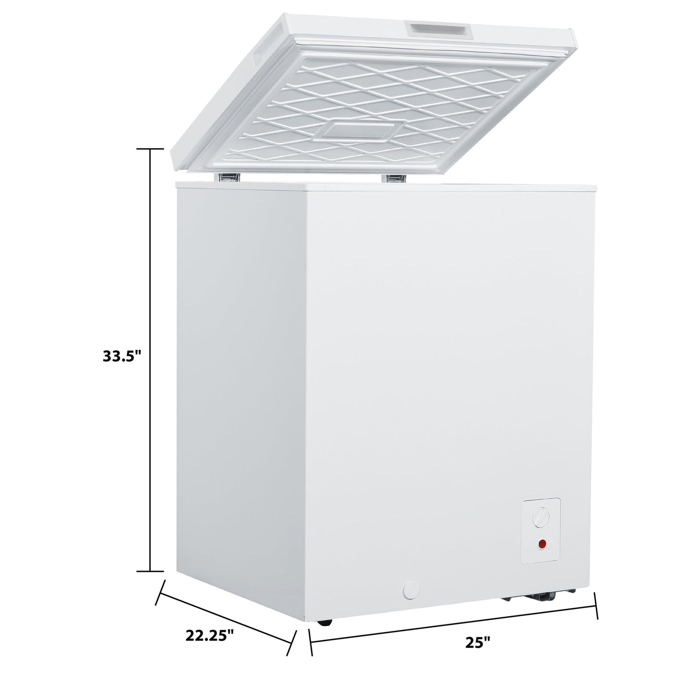 5.0 cu. ft. Chest Freezer - White / 5.0 cu. ft.